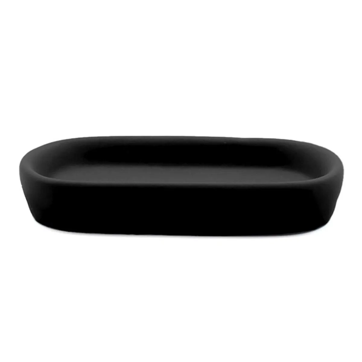 Douceur D'interieur Noir Porte-Savon En Céramique Ceralia - 13,5 Cm