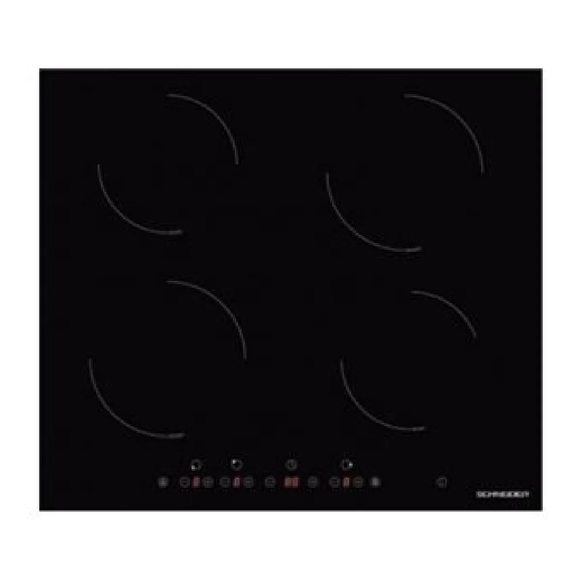 Plaque de cuisson induction SCHNEIDER SCTI6040N1 1 4 foyers 7400 Watts Touches sensitives - vue 2