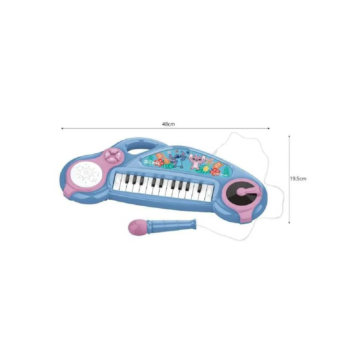 Lexibook Piano électronique pour enfants Stitch avec effets lumineux - Instrument de musique - Rue du Commerce