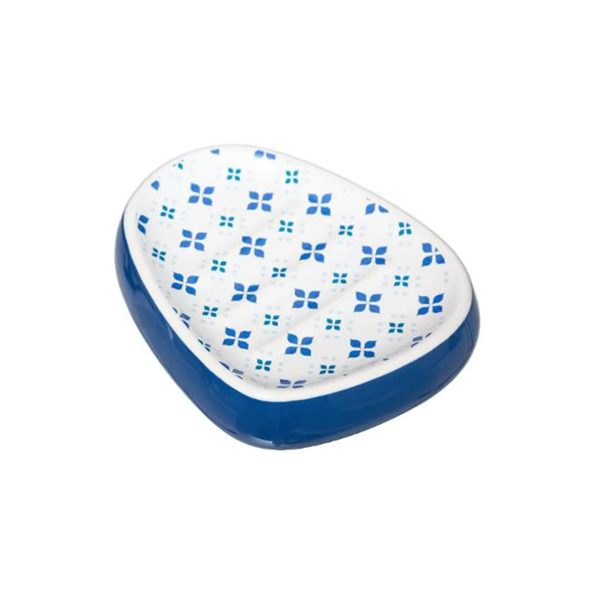 Five Simply Smart - Porte Savon - Zula - Céramique - 12cm - Bleu - Image 3