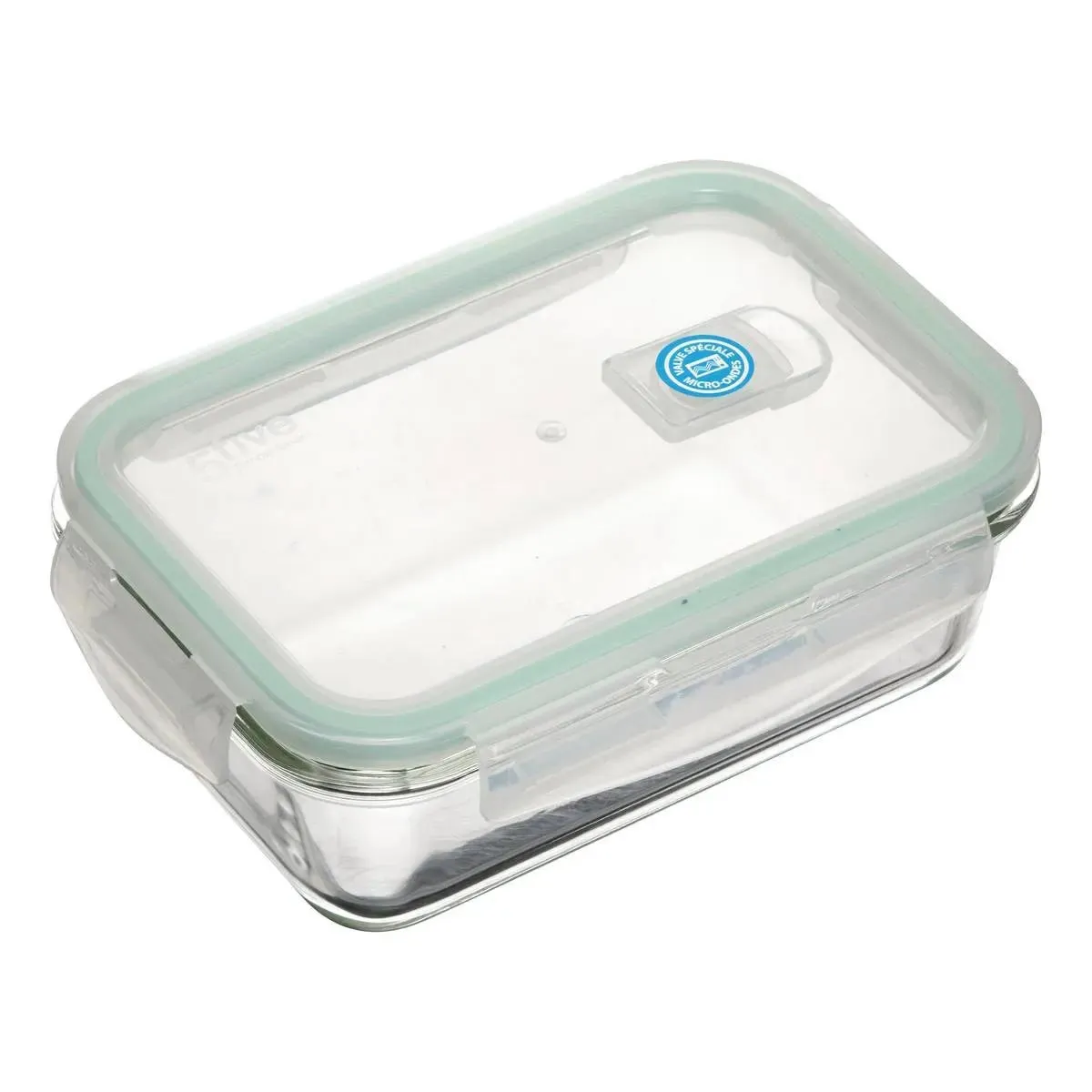 Five Simply Smart Bleu Boîte De Conservation Verre Clipeat 800Ml