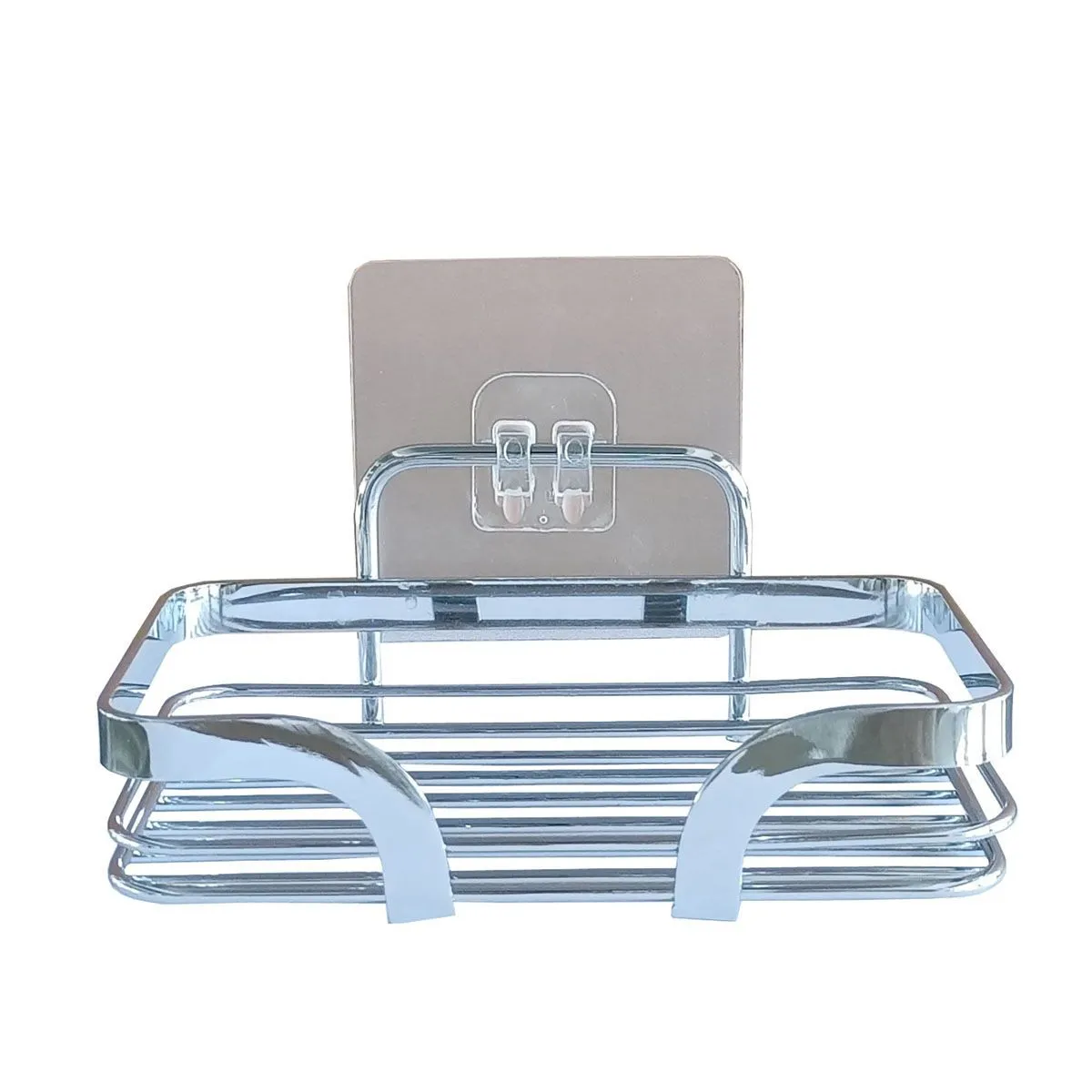 Douceur D'interieur Argent Porte-Savon Filaire Adhésif - 14 Cm