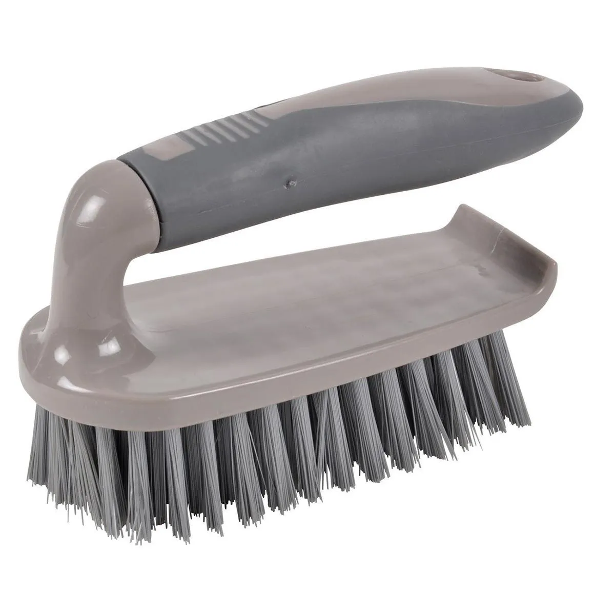 Homea Gris Brosse À Récurer Avec Poignée - 15 Cm
