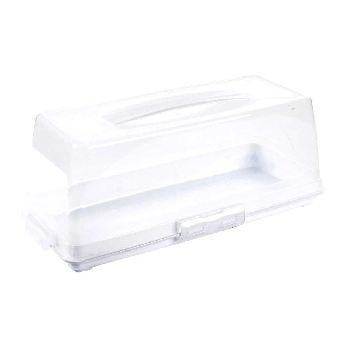 Homea Boîte À Cake Plastique 36Cm Transparent