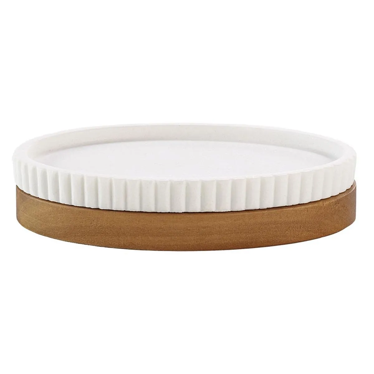 Non Communiqué Blanc Porte Savon Design "Niagara" 14Cm - Image 2