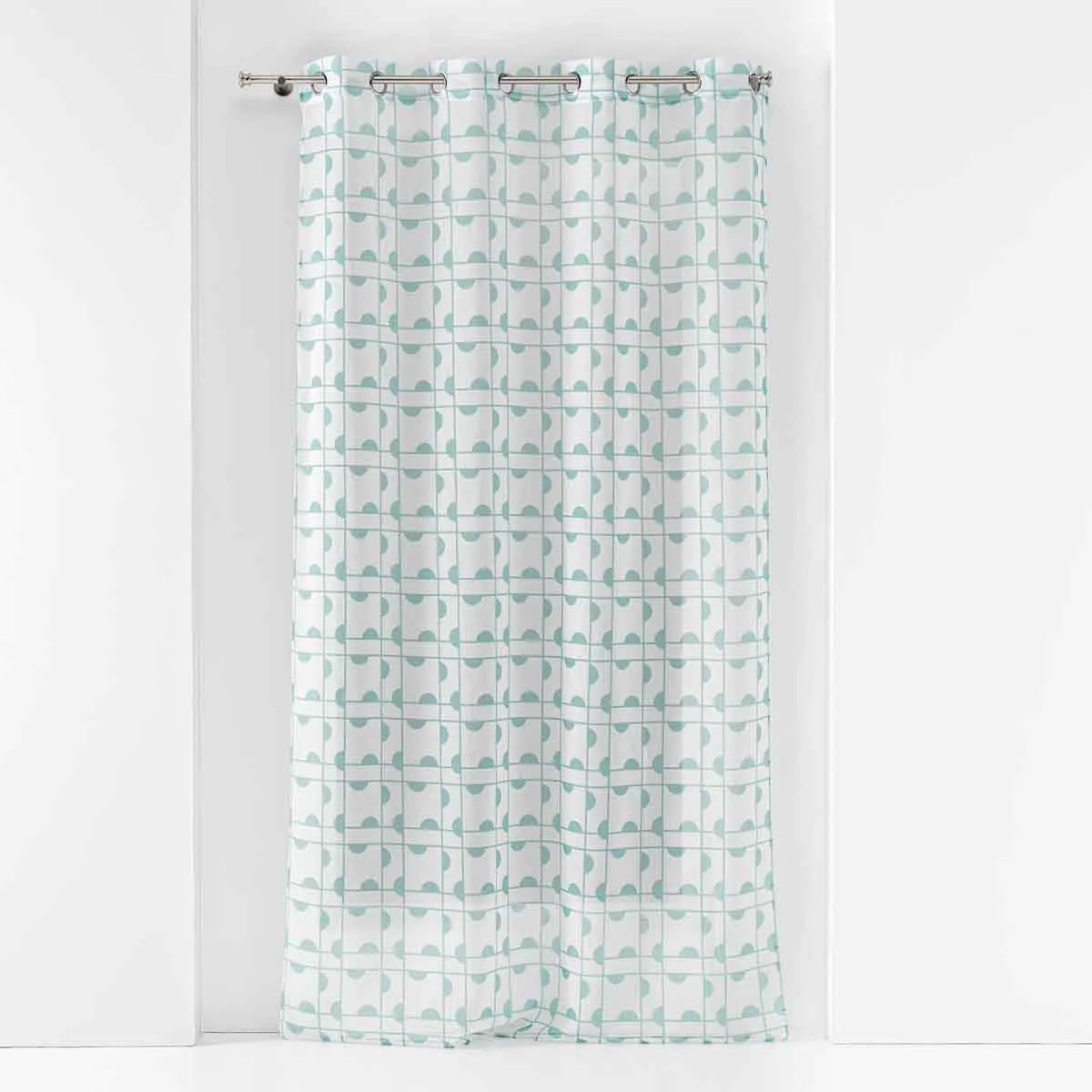 Rideau Voilage Oillets Gabi 140x240cm Menthe