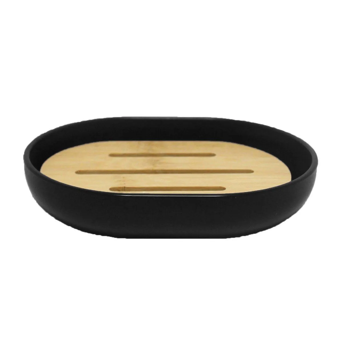 Douceur D'interieur Noir Porte-Savon En Polystyrène Smart - 12,2 Cm