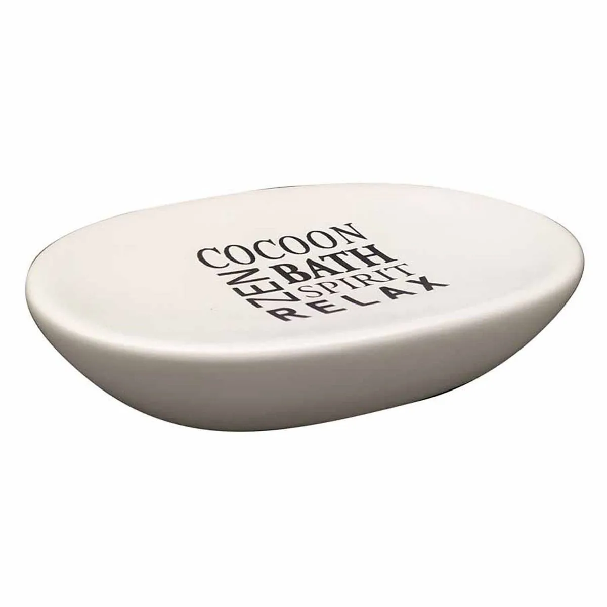 Non Communiqué Blanc Porte Savon Imprimé Tikal 12Cm - Image 3