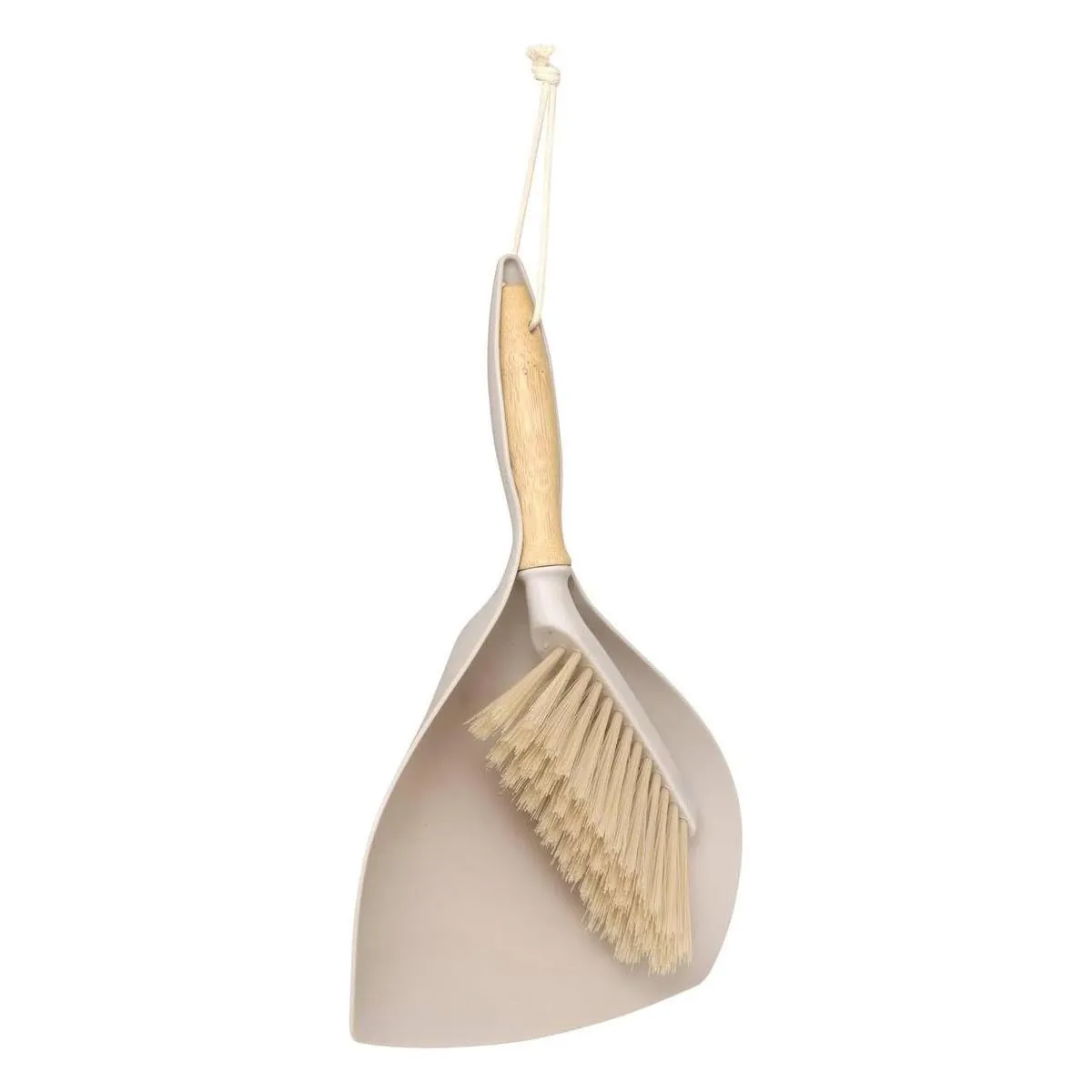 Five Simply Smart Beige Pelle Et Balayette Wood&Clean