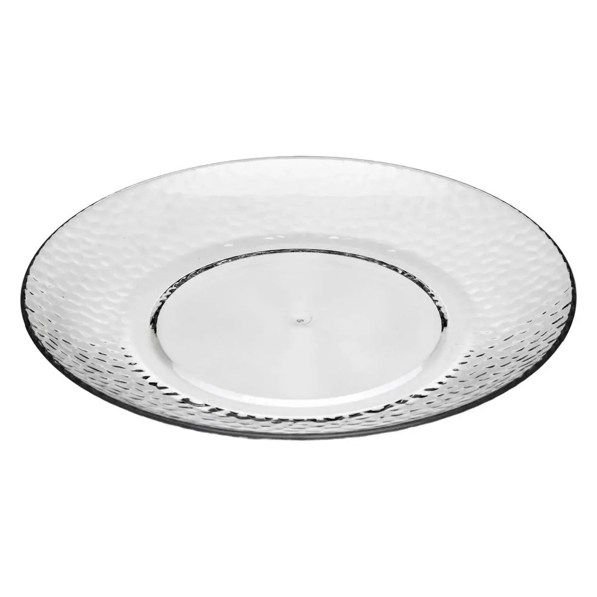 Lot de 6 Assiettes à Dessert Réutilisables Estiva 20cm Transparent