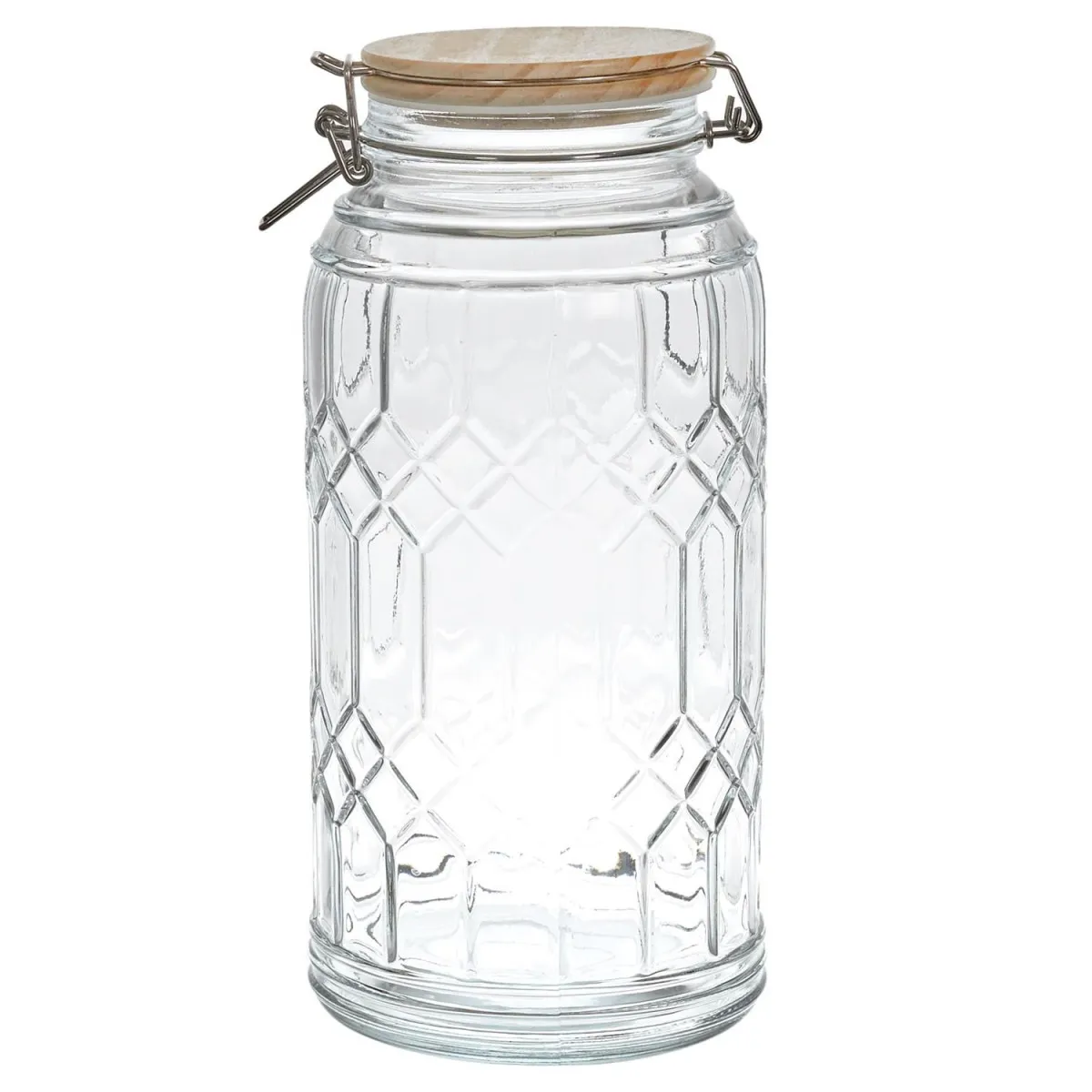 Paris Prix Bocal De Conservation Bambou 2,7L Transparent