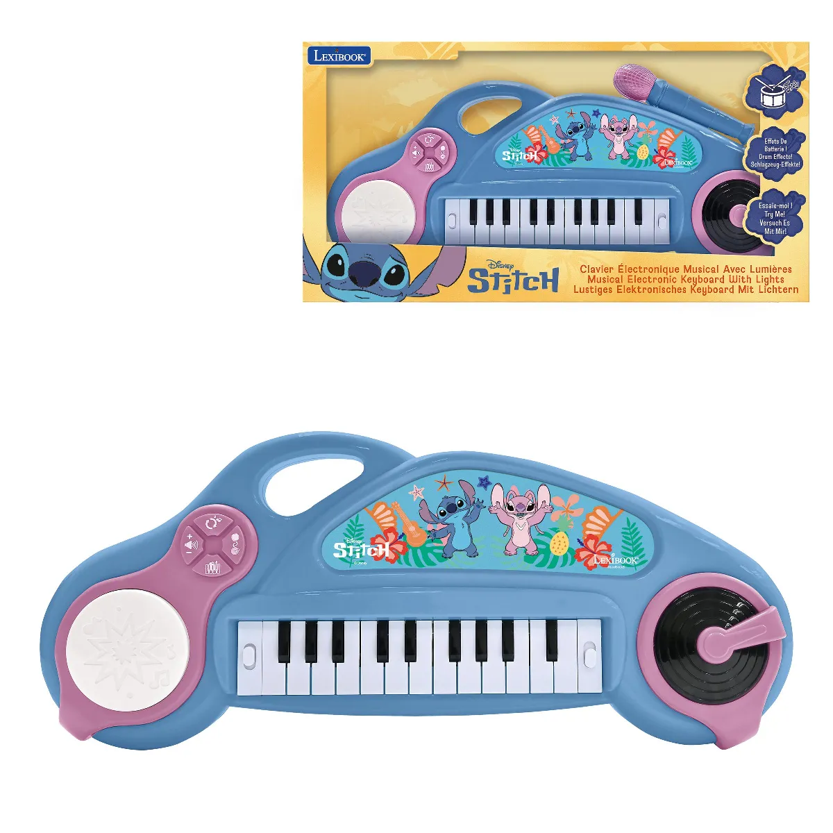 Lexibook, Coffret éducatif et Musical avec téléphone, télécommande et