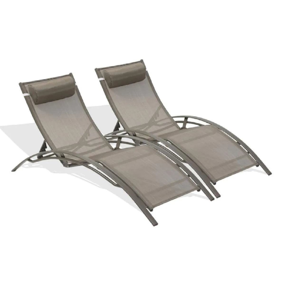 Paris Prix Lot De 2 Bains De Soleil - Caramel
