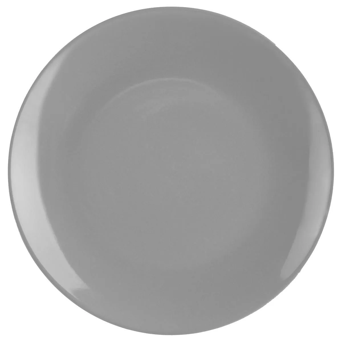 Lot de 6 Assiettes Plates Colorama 26cm Gris