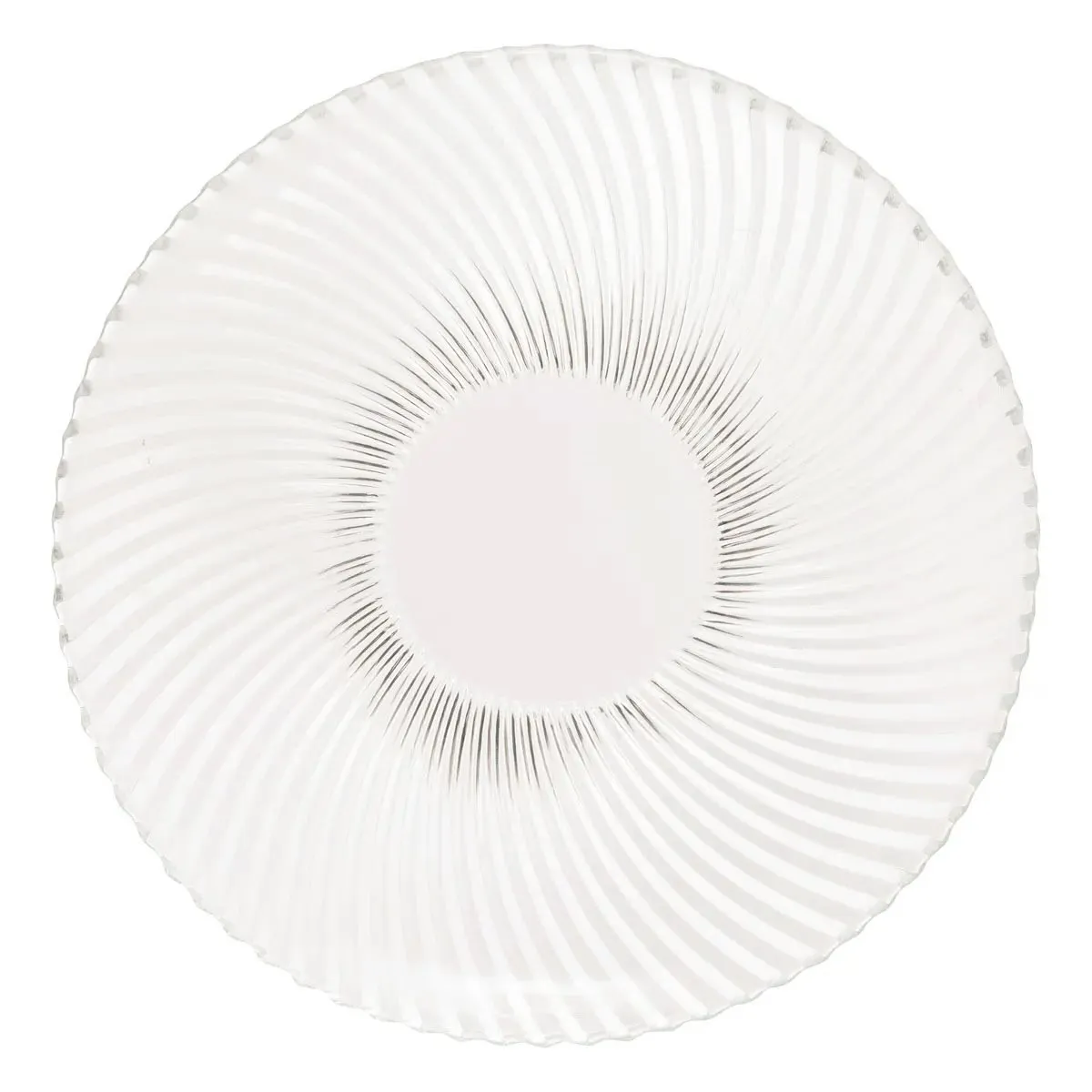Lot de 6 Assiettes Plates Odyssée 26cm Transparent