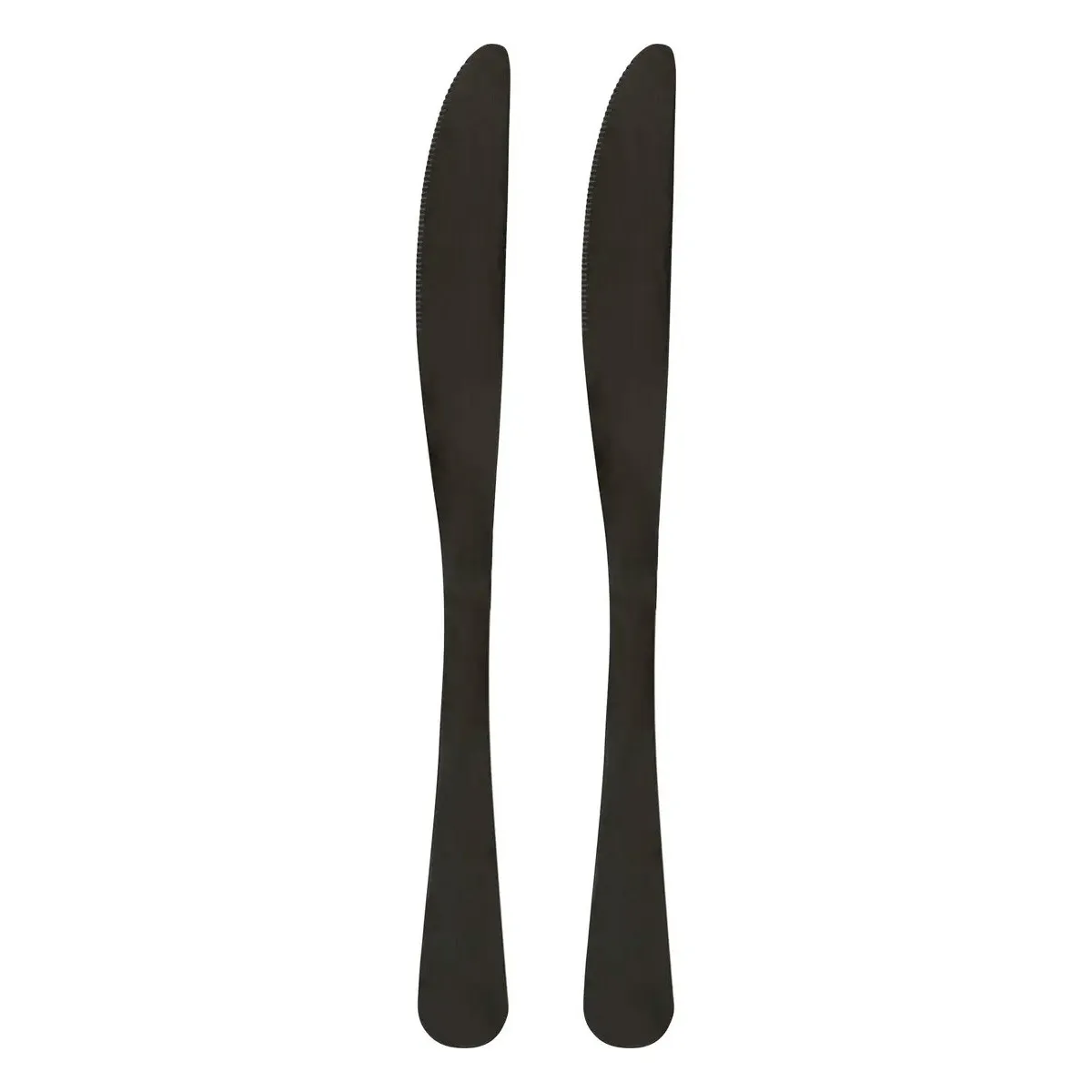 Lot de 2 Couteaux en Inox Shadow 22cm Noir