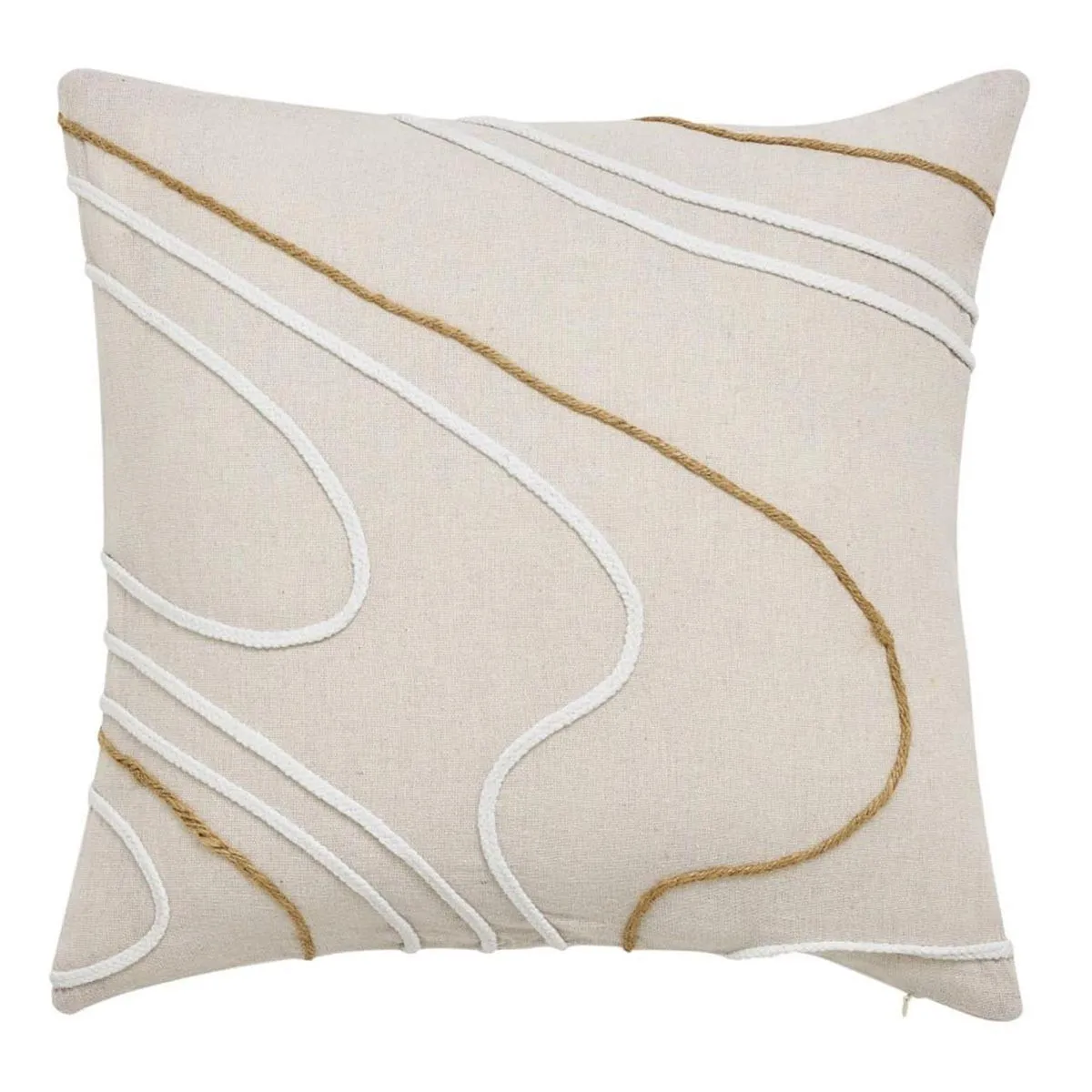 Generique Beige Coussin Déco "Lacia" 45X45cm - Image 3