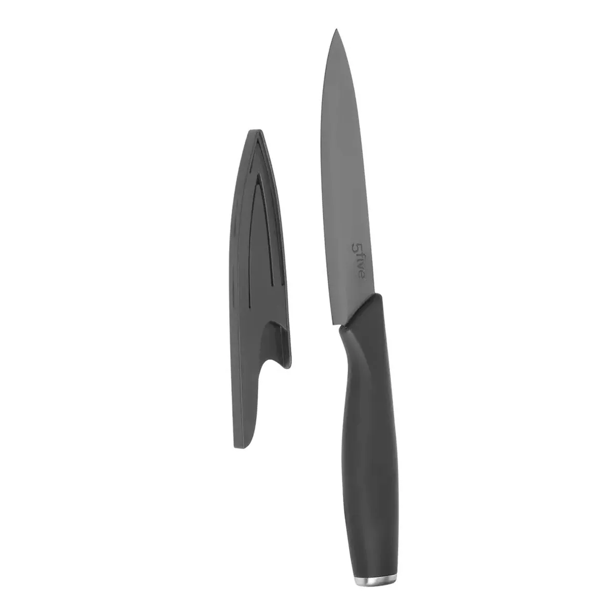 Couteau Utilitaire & Cache Lame Cera 23cm Noir