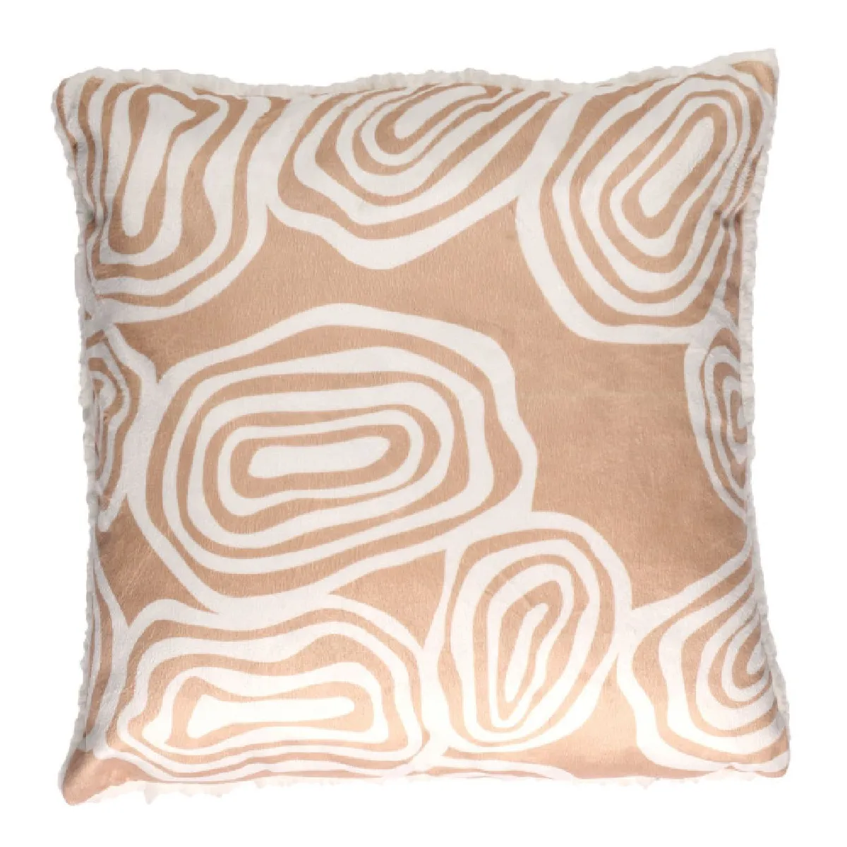 Paris Prix Coussin Déco Imprimé à Pompons Hera 40x40cm Menthe Pas Cher