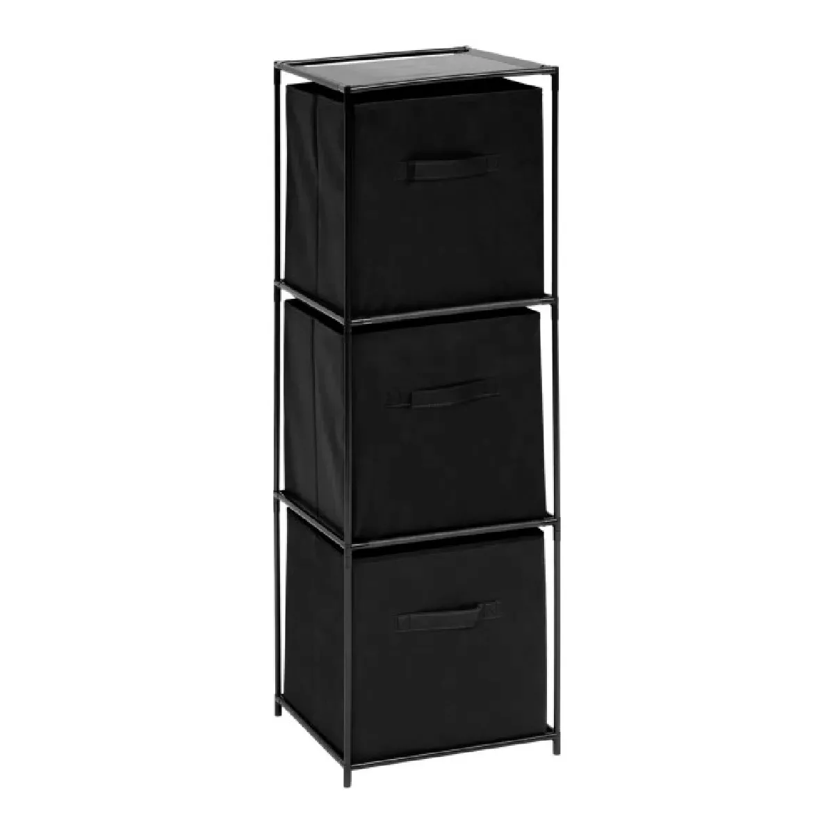 Five simply smart Étagère 3 boîtes de rangement - Noir