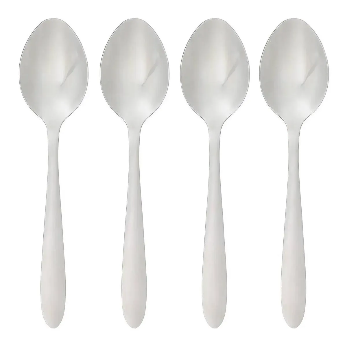 Lot de 4 Cuillères à Soupe Inox Nevis 19cm Argent