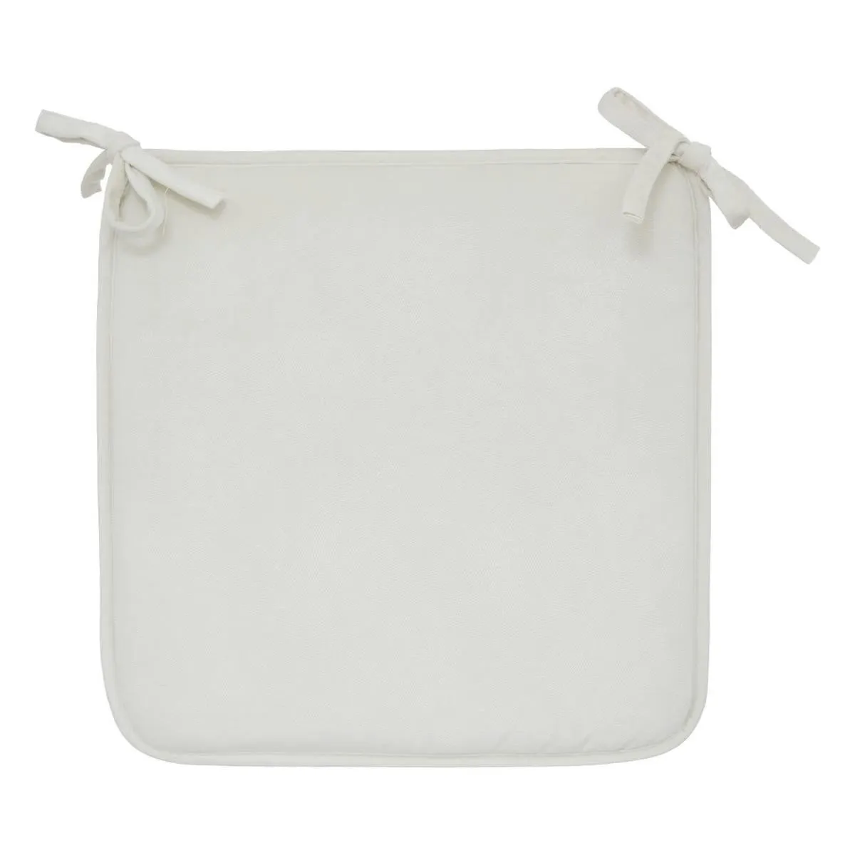 Atmosphera Ivoire Galette De Chaise Uni Lilou 38X38cm