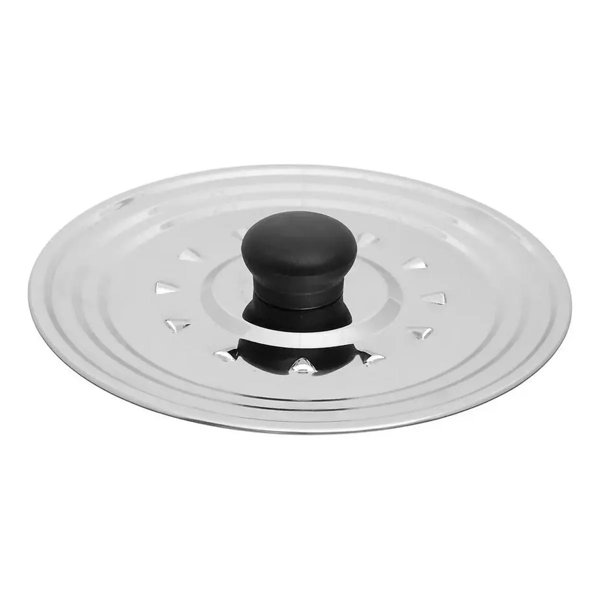 Couvercle anti-buée en acier inoxydable pour diam.16-18-20cm EDM 76565