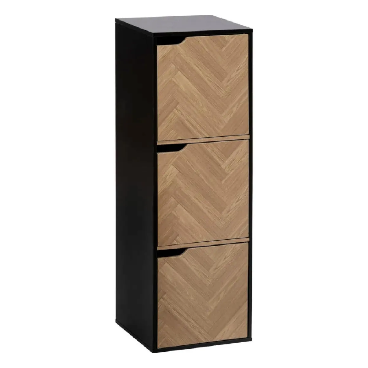 Five Simply Smart Étagère 3 Cases Chevrons - Naturel
