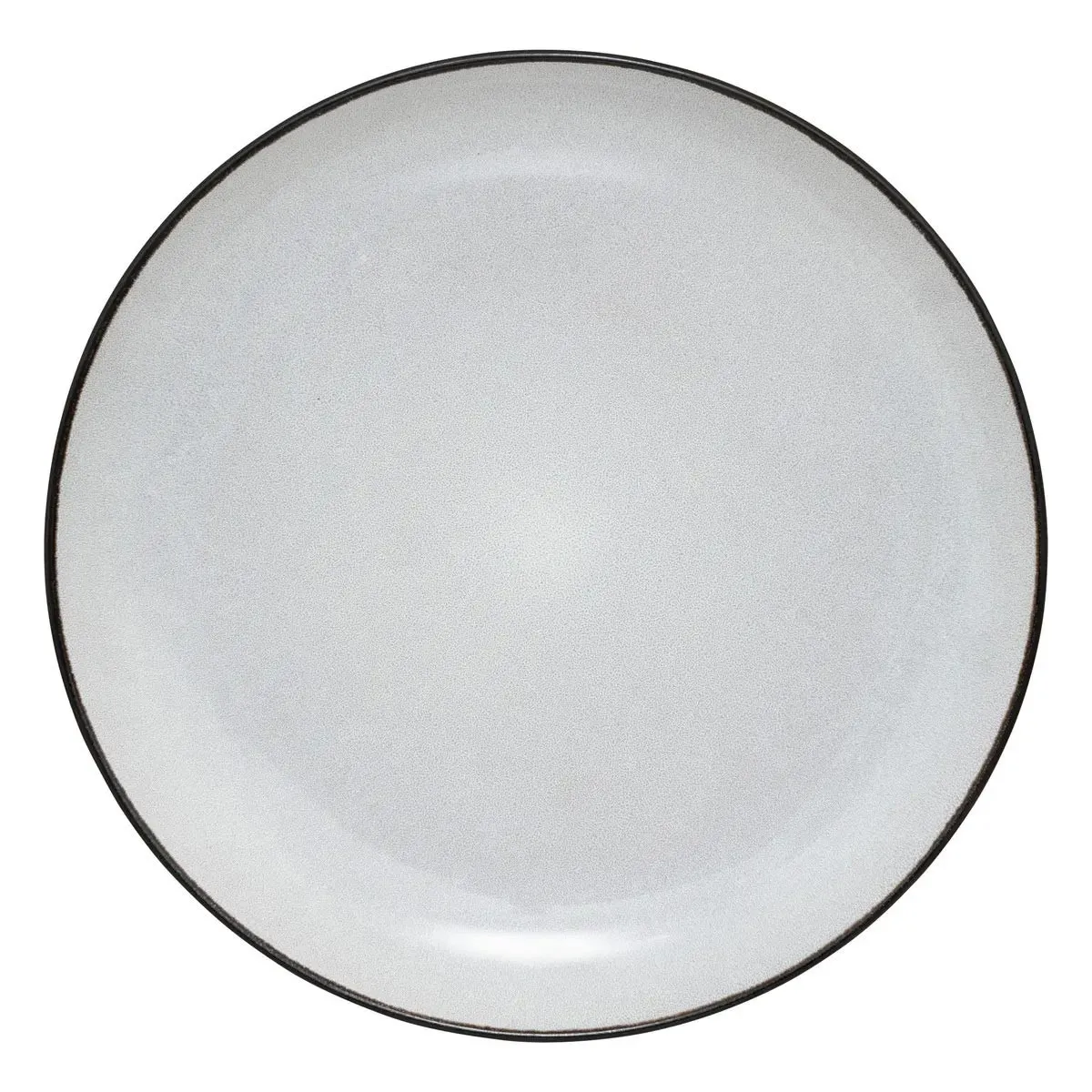 Lot de 6 Assiettes Plates Diane 27cm Beige
