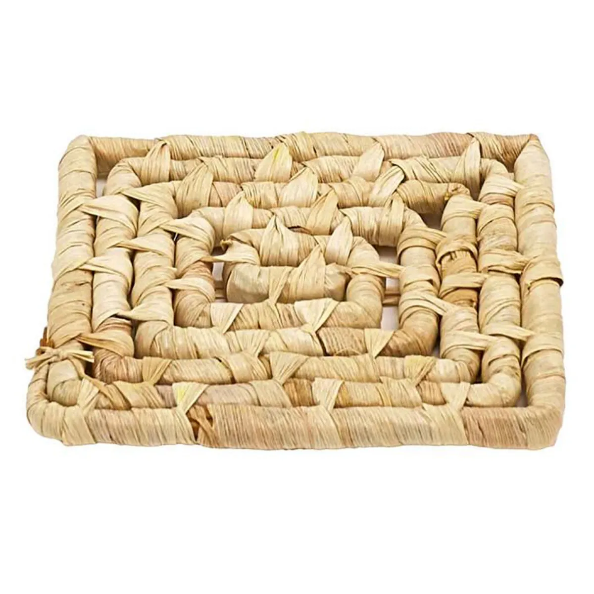 Non Communiqué Beige Dessous De Plat Carré "Tressé" 15Cm - Image 2