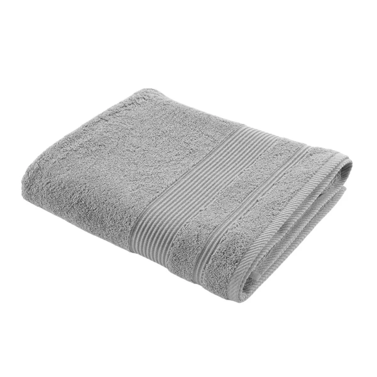 Drap de Bain Tendresse 90x150cm Gris Perle