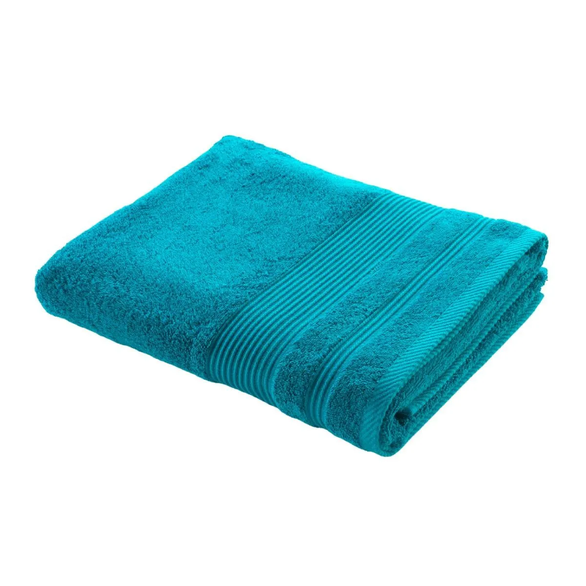 Drap de Bain Tendresse 90x150cm Bleu Paon