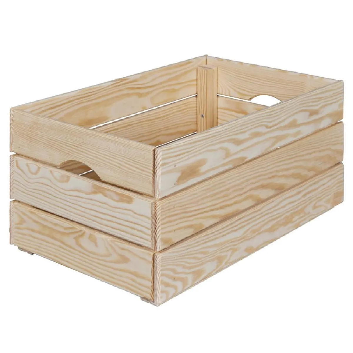 Paris Prix Cagette De Rangement En Bois - Naturel