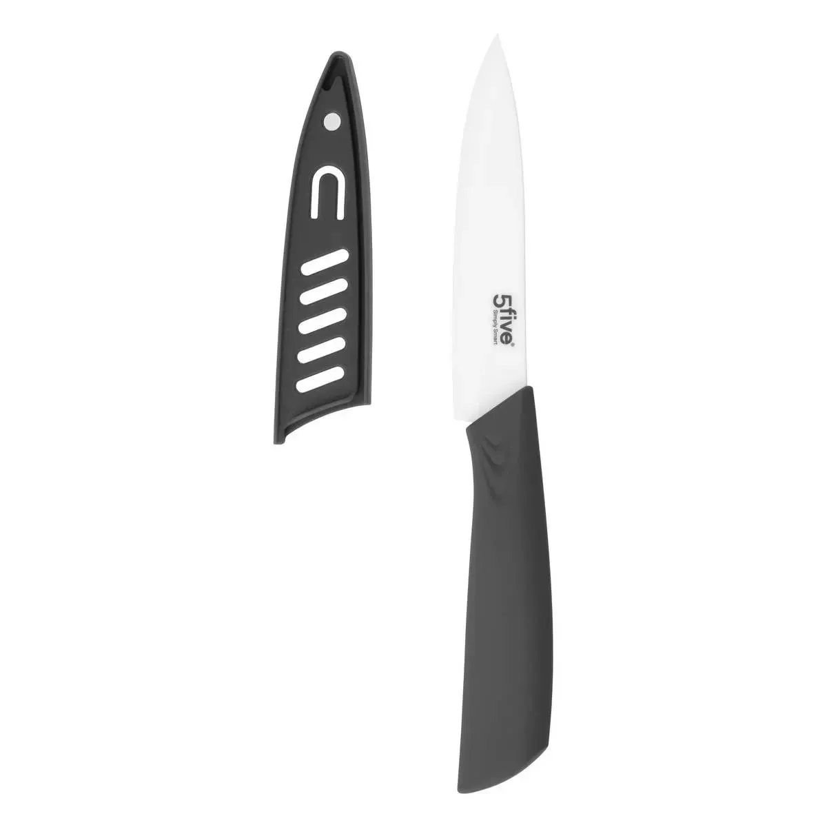 Couteau en Céramique Zirco 20cm Gris & Blanc