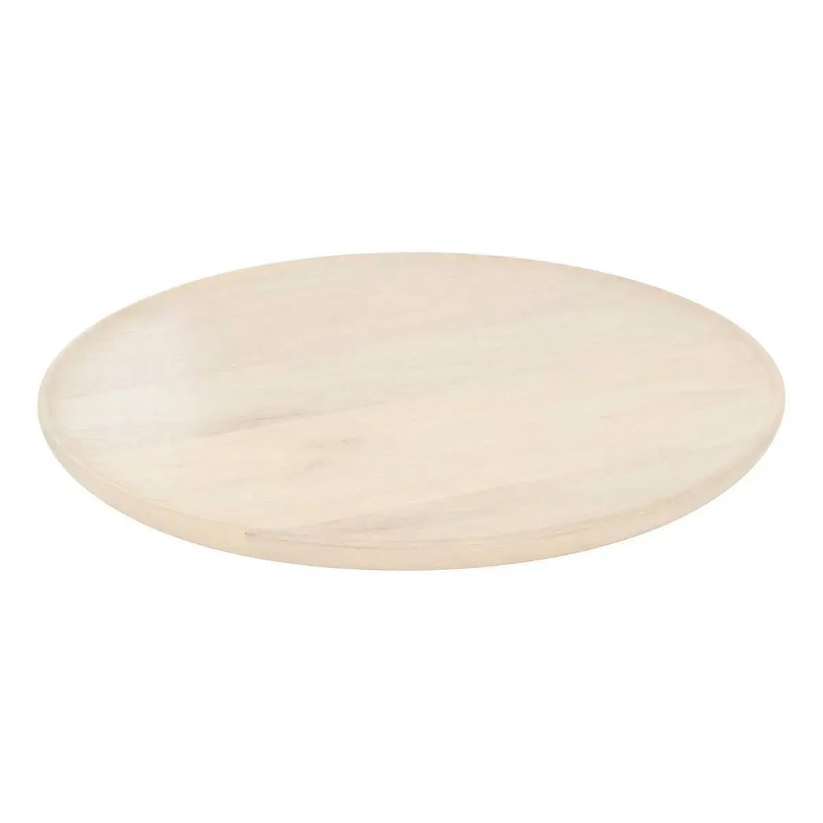 Assiette de Présentation en Bois Ward 30cm Beige