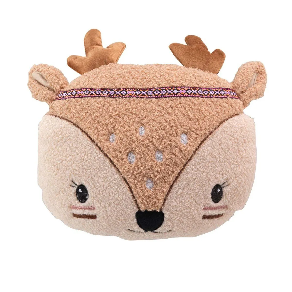 Non Communiqué Beige Coussin Forme Tête De Biche 30X30 Cm - Image 3