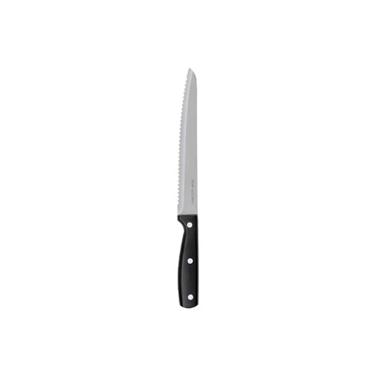 Couteau à Pain Dice Inox 32cm Noir