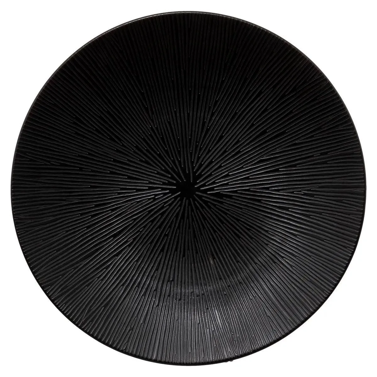Lot de 6 Assiettes Plates Atelier 27cm Noir