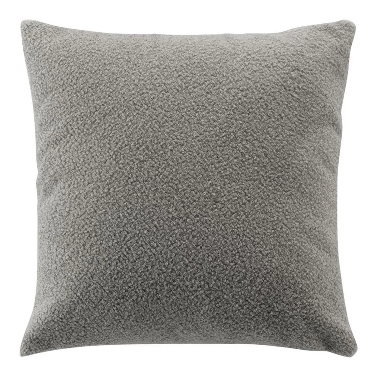 Non Communiqué Gris Coussin Déco Bouclette "Wooly" 45X45cm - Image 3