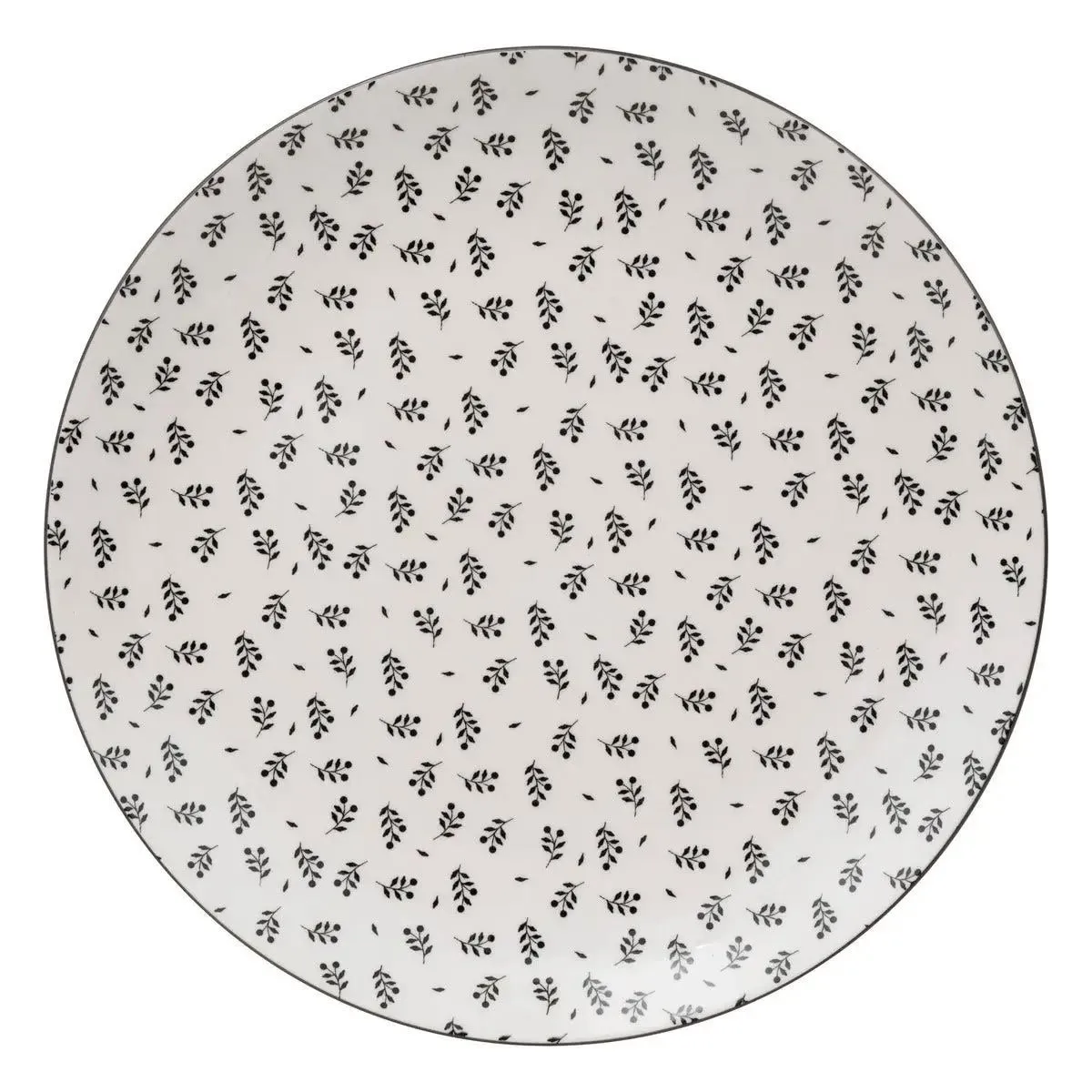 Lot de 6 Assiettes Plates Iris 26cm Beige