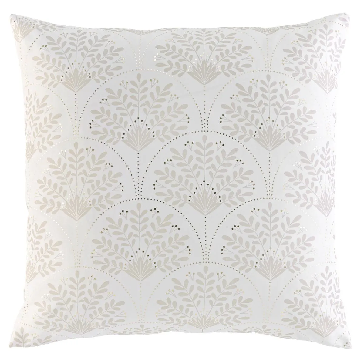 Non Communiqué Blanc Coussin Déco Imprimé "Majestia" 60X60cm - Image 2