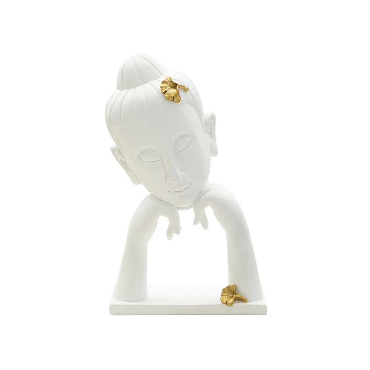 Mauro Ferretti Blanc Statuette Buddha-B - Image 3