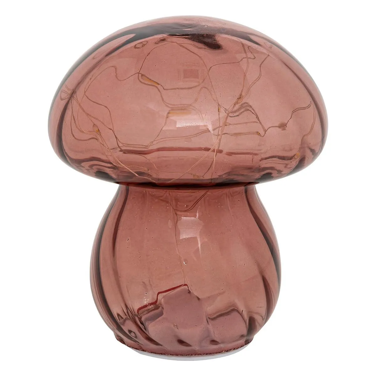 Atmosphera Lampe à poser champignon - Rose antique