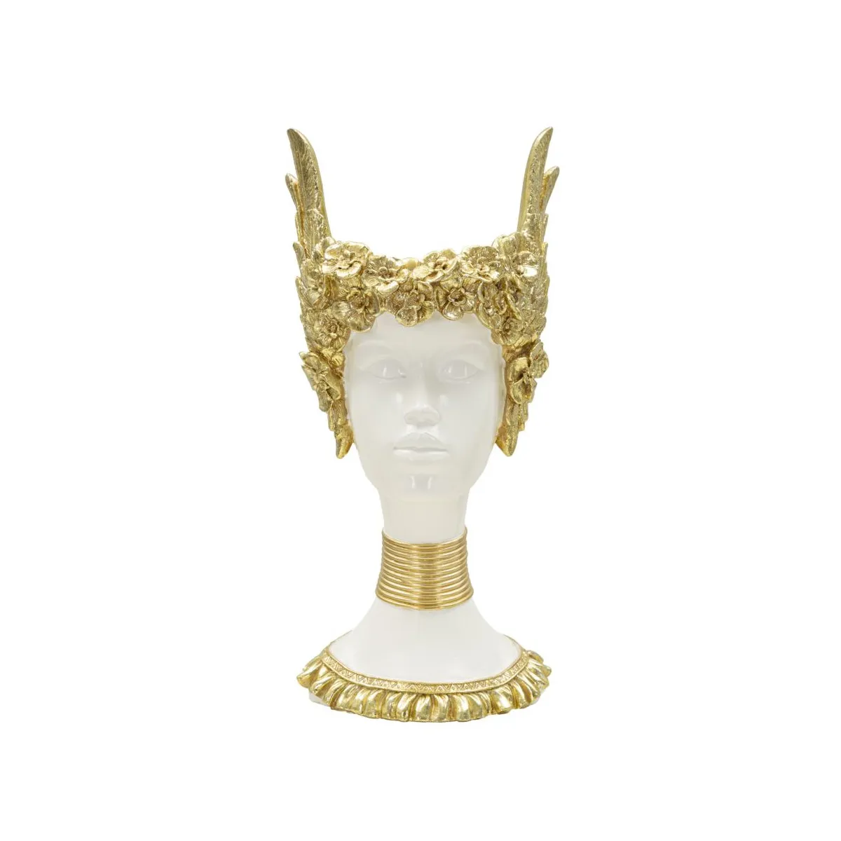 Mauro Ferretti Unisex Blanc Statuette Buste Athena - Image 3