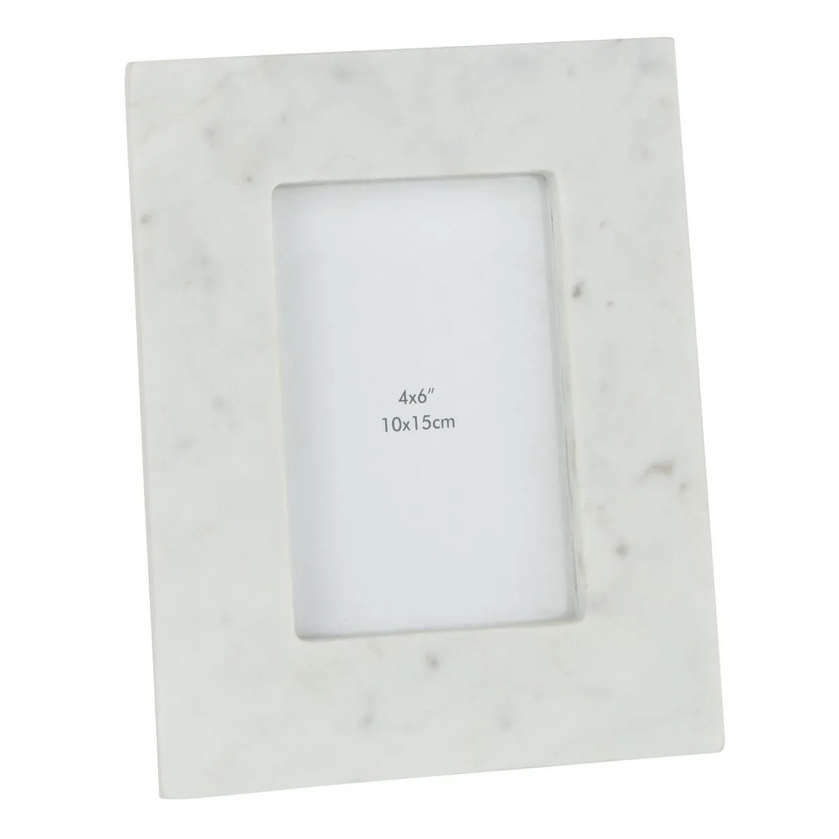 Non Communiqué Blanc Cadre Photo Déco "Marbre" 10X15cm - Image 3