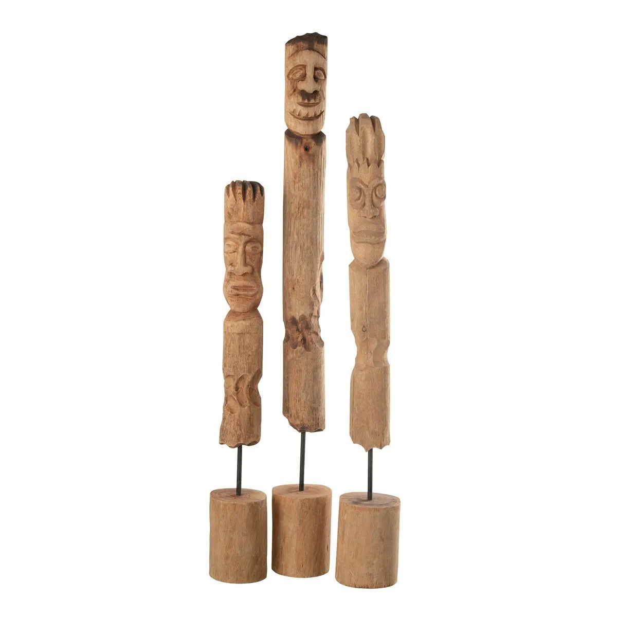 Paris Prix Marron Statuette Totem En Bois