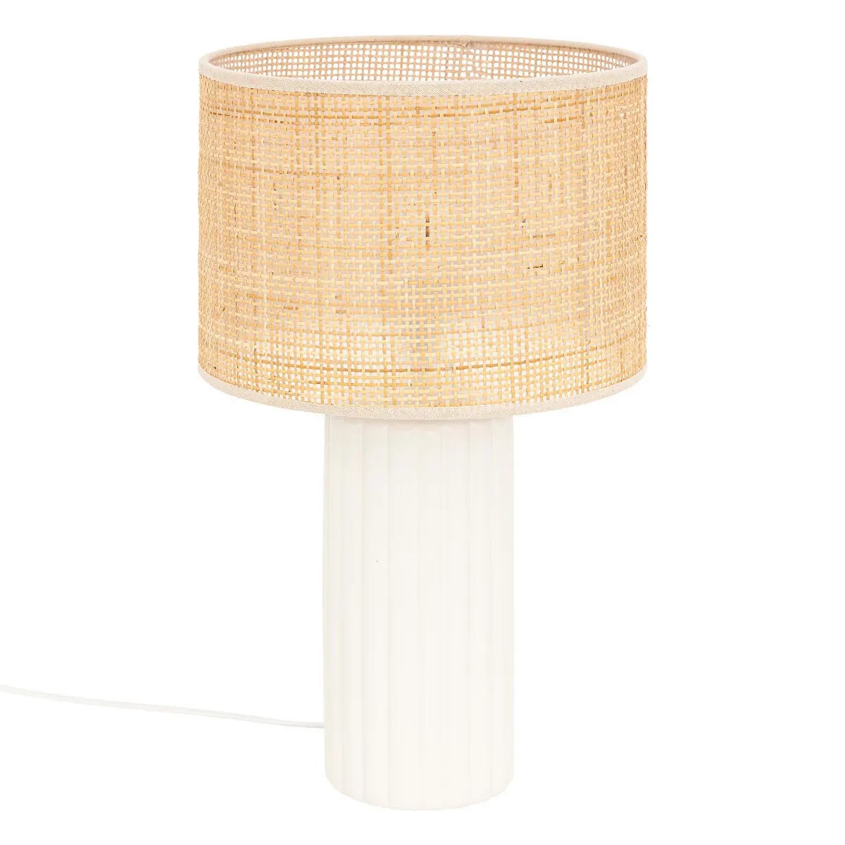 Atmosphera Lampe à poser Tylia - Beige