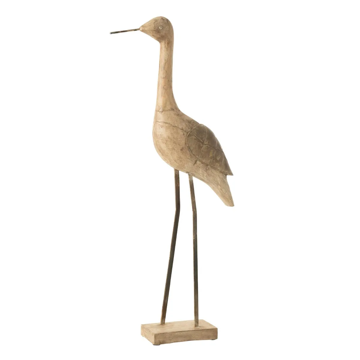 GENERIQUE - Statue Déco Oiseau Denny - 86cm - Marron - Image 2