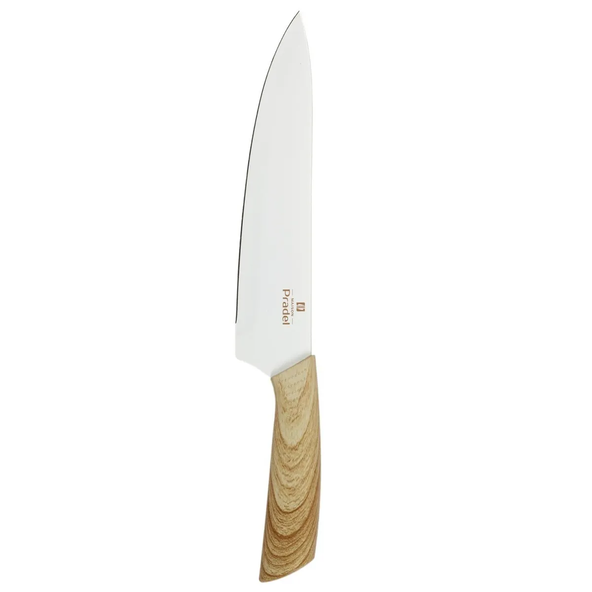 Couteau Revêtement Anti-Adhésif Lame 34cm Beige