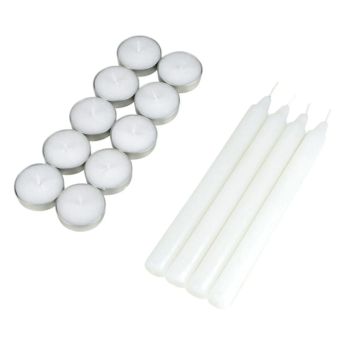GENERIQUE - Bougie Chandelier - 20cm - Blanc - Image 3